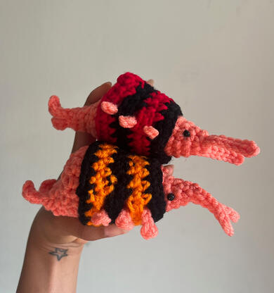 Customizable Shrimp in Sweater $20